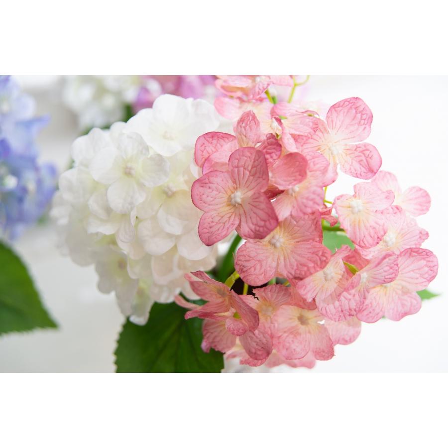 紫陽花アレンジ FORMOSA センサーライト 藤紫 フォルモサフラワーズ 母