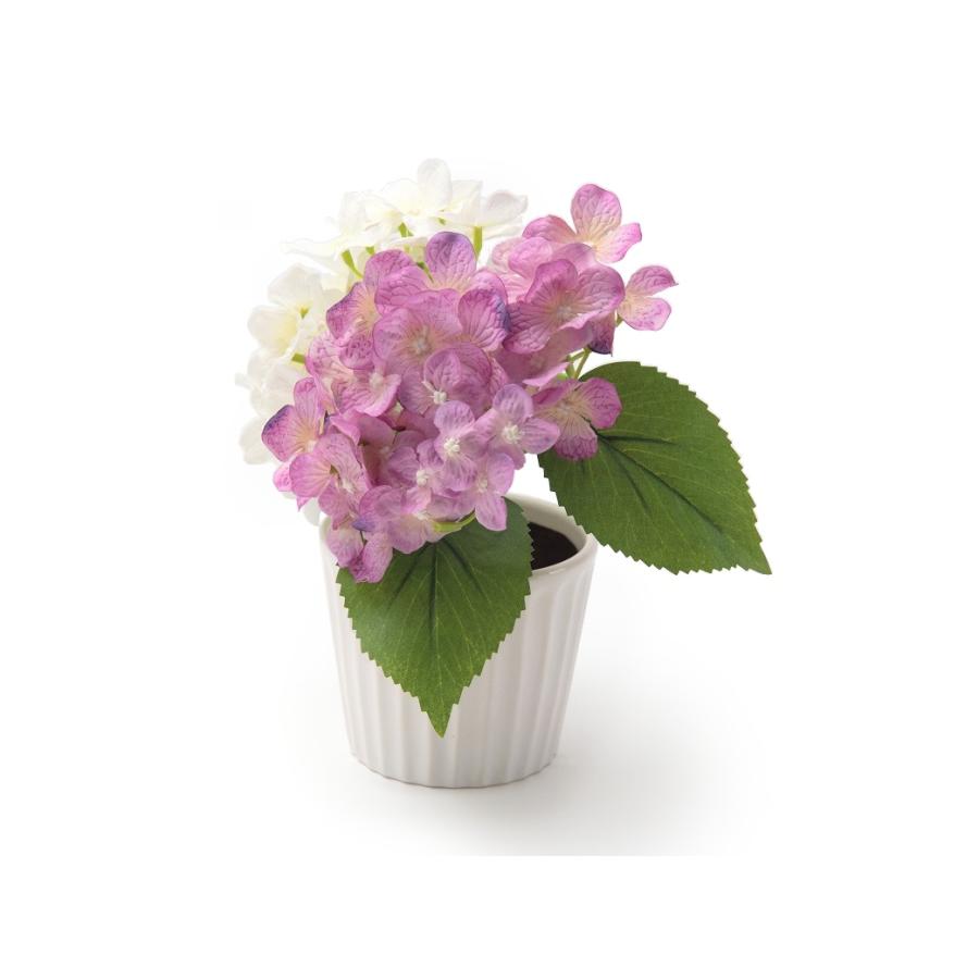 紫陽花アレンジ FORMOSA センサーライト 藤紫 フォルモサフラワーズ 母