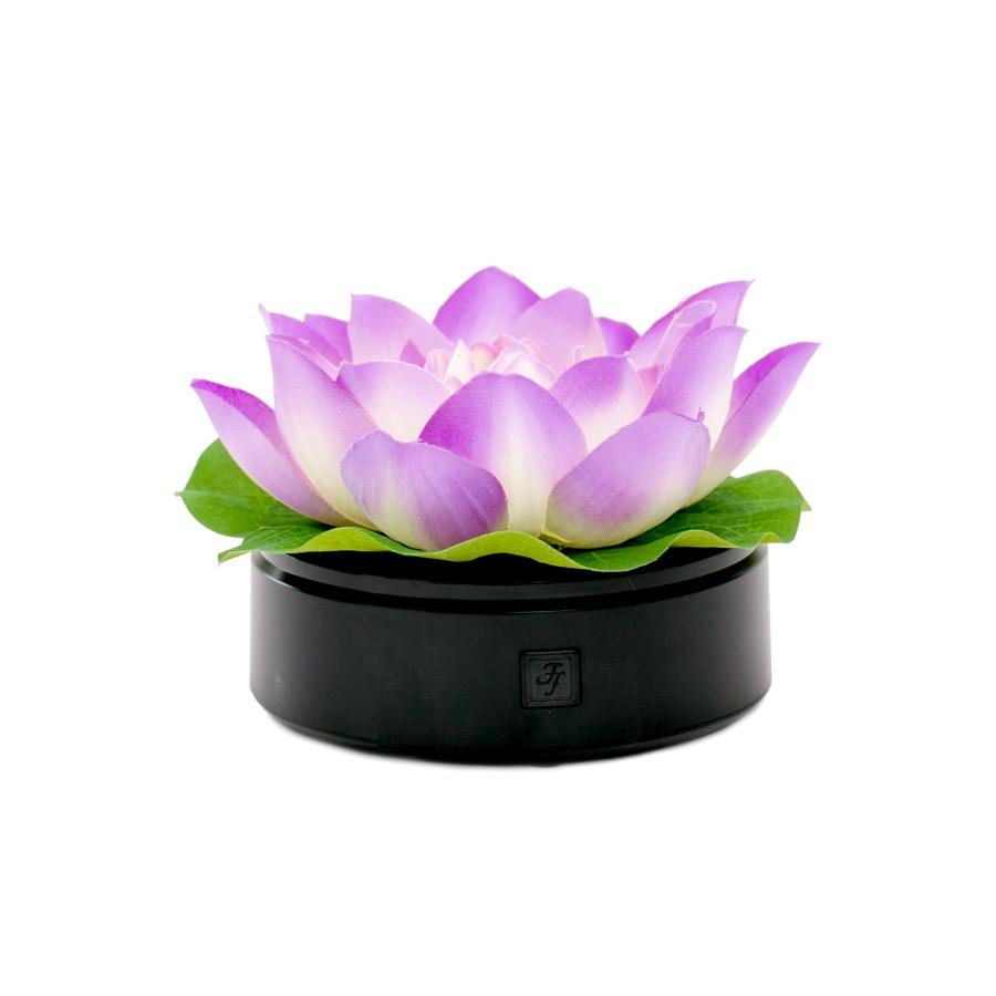 ロータス 蓮花 1個 単品 虹色ゆらぎ紫 ライト FORMOSA 仏花 LEDライト