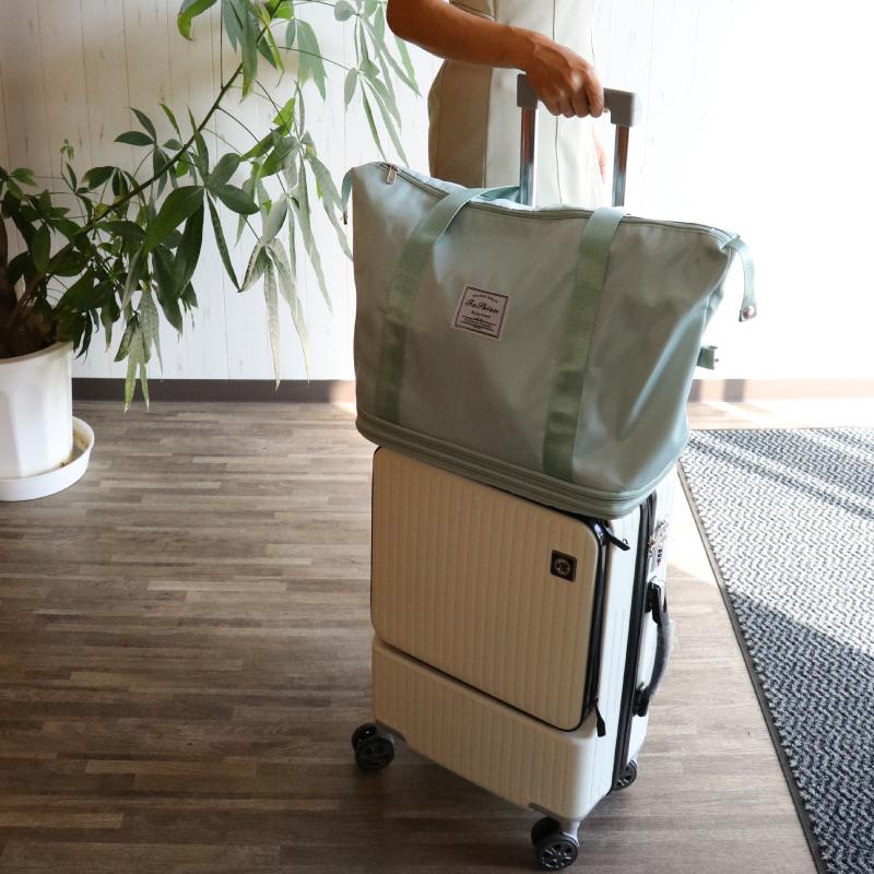 たっぷり収納 キャスター付き 2WAY バッグ サイズ可変 ショッピング