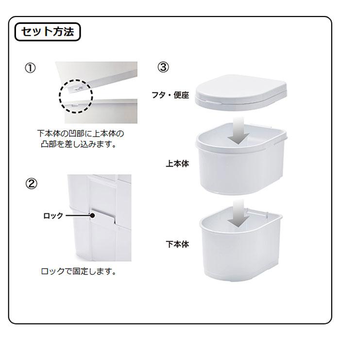 簡易トイレ Mimamo 耐荷重150kg 災害用 非常用 携帯トイレ キャンプ