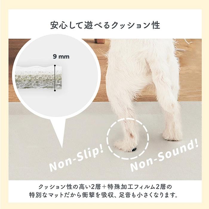 ECOFOAM 2枚セット 110×220 防水抗菌ペットマット カットできるロール