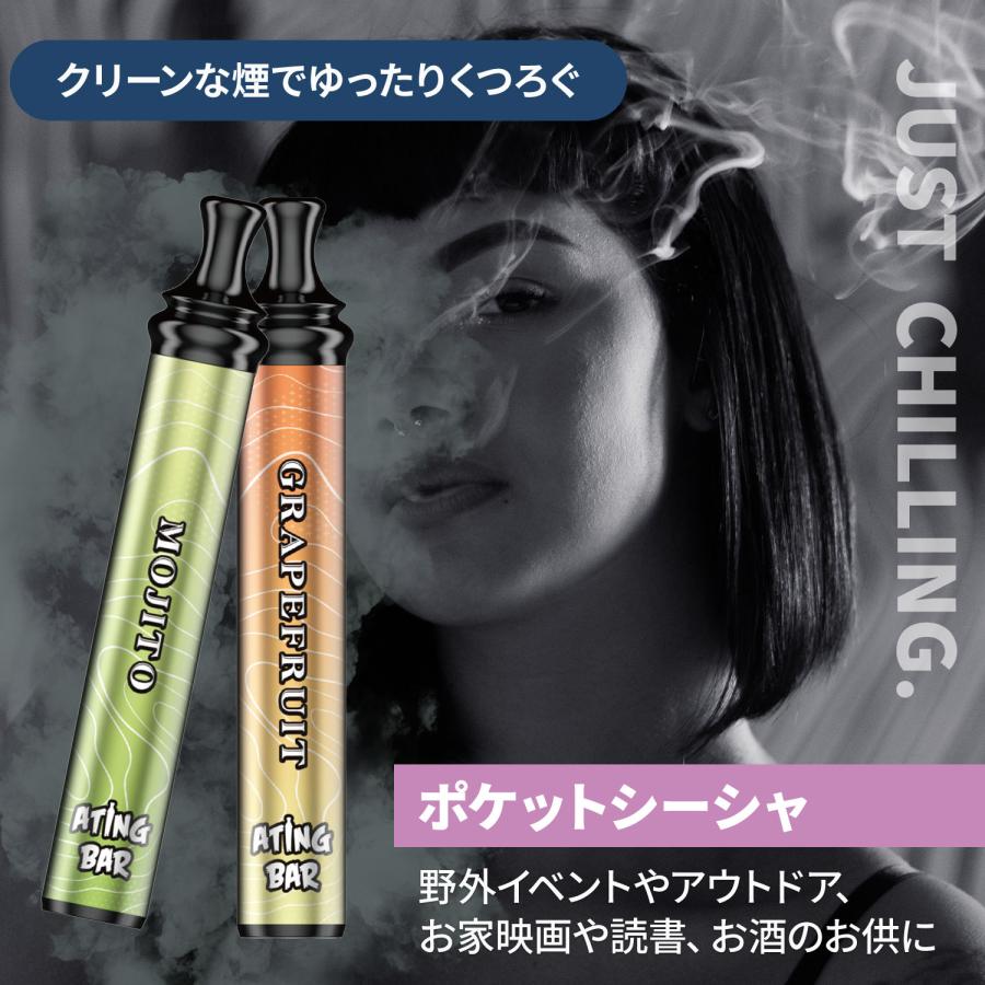 シーシャ 持ち運び ATING BAR(エイティングバー) スマートシーシャ 電子シーシャ 携帯シーシャ 使い捨て ポケットシーシャ 本体 ...