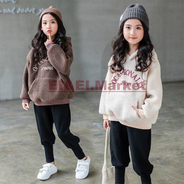 超人気新品 子供服 キッズ 裏起毛 厚手トレーナー ニット パーカー 長袖 ゆったり トップス 韓国 ジュニア カジュアルパーカ 女の子 ガールズ 上着 春服 秋冬服 シャツ ブラウス サイズ 160 Ourfnm Org