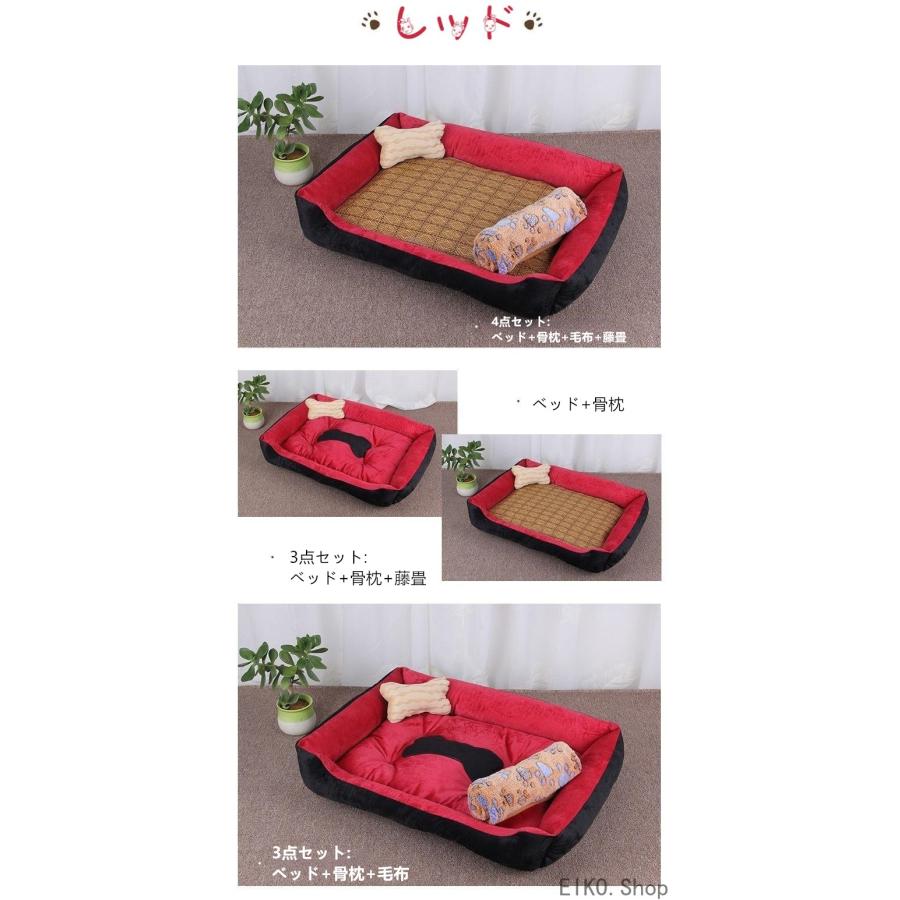 犬ベッド 犬用品 ペット用ベッド 洗える ペット 犬 猫 ベッド 春 夏 秋 冬 猫ベッド 寝具 ふわふわ 柔らかい 可愛い ワンちゃん｜eiko2021｜20