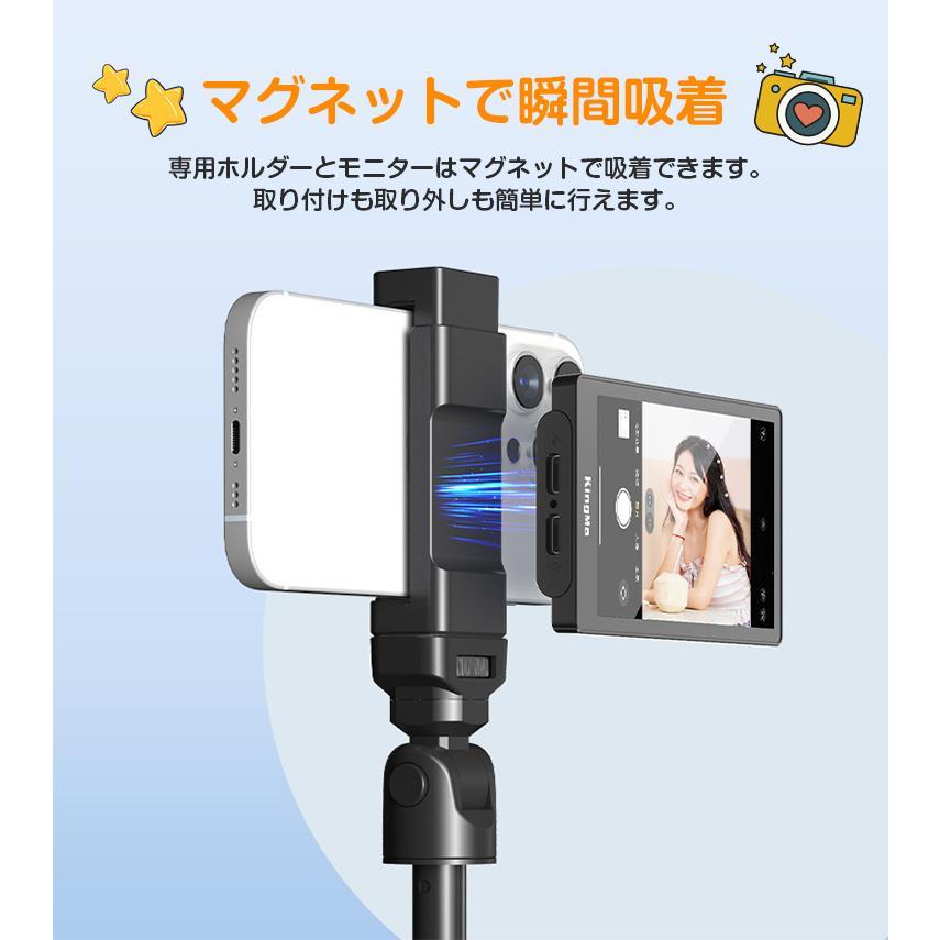 Amazon.co.jp: King Ma iPhone自撮りモニターVlog Magsafe外部