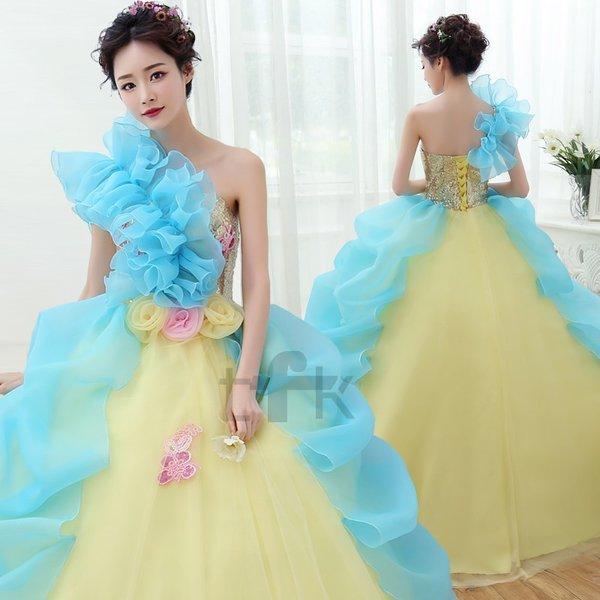 インポートドレス Bicici＆coty カラードレス ロングドレス インポート