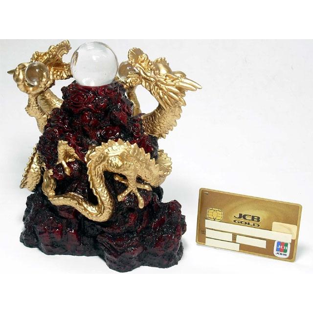 楽天市場】風水龍 置物 双龍（大）34cm 山水龍 グッズ アイテム : 龍祥本舗