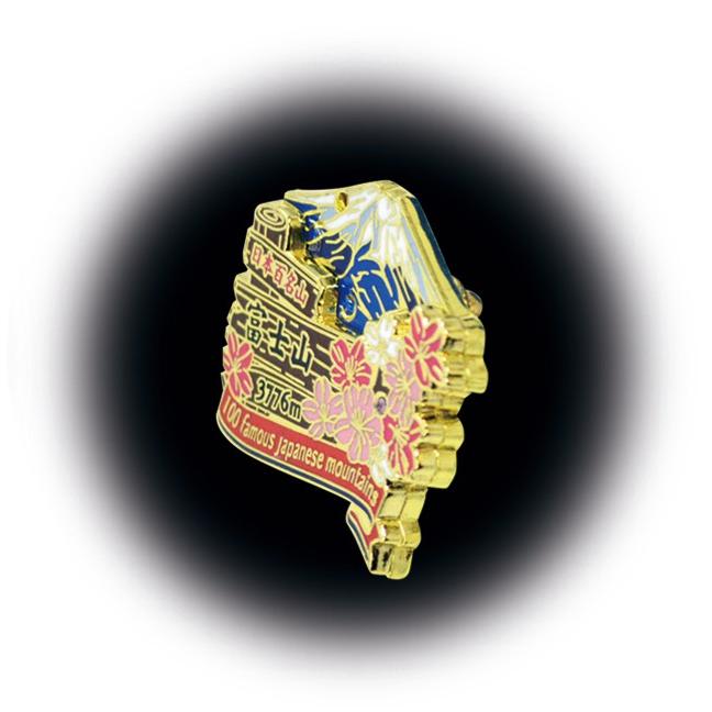 2段立山ピンズ ピンバッチ ピンバッジ PINS 日本百名山シリーズ