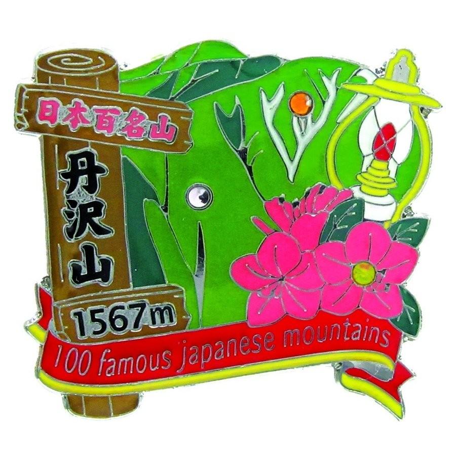 丹沢山ピンズ ピンバッチ ピンバッジ PINS 日本百名山シリーズ