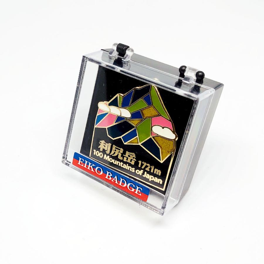 ▽利尻岳ピンズ 日本百名山 ステンドスタイルピンズシリーズ