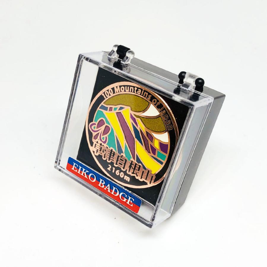 ▽草津白根山ピンズ 日本百名山 ステンドスタイルピンズシリーズ