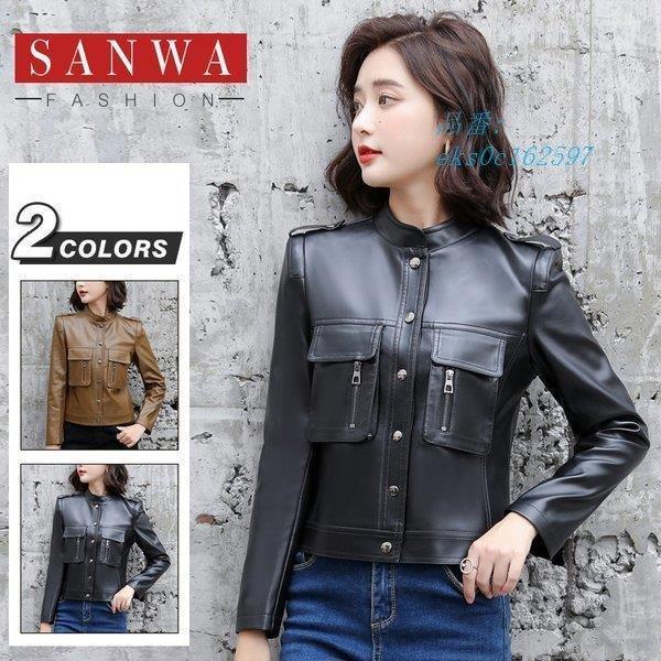 人気トレンド レディース革ジャン 本革 秋冬 レザージャケット 防寒 バイクウェア おしゃれ 上品 ビンテー 防寒防風 ライダースジャケット シングル女性用 おしゃれ Etechnologies Shop