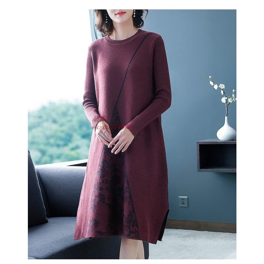 日本最大級 ワンピース ブルー 花柄 ラウンドネック Aライン 膝丈 ニットワンピ ブラック レッド Eks0u0148 永興ストアー 通販 Yahoo ショッピング 即納特典付き Www Doctor Plan Com