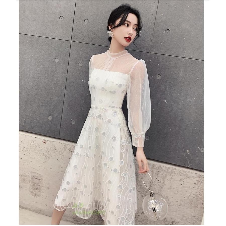 保証書付 ミモレ丈 代 パーティードレス ウエディングドレス 結婚式ワンピース 披露宴 40代 30代 10代 誕生日 お呼ばれドレス卒業式 上品 Aライン 袖あり 成人式 Eks0w 永興ストアー 通販 Yahoo ショッピング 保証書付 Skylanceronline Com