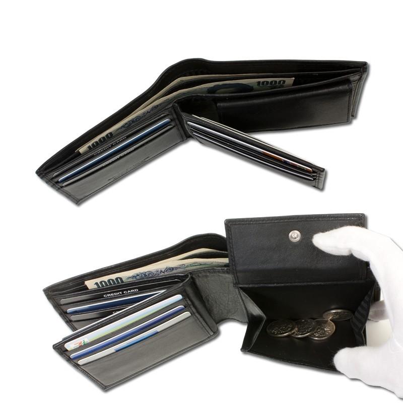 【新品未使用】アルベロ　レザー　二つ折り財布 オールレザー 中ベロ付き 二つ折り財布 本牛革 : 栄光商事ヤフー店