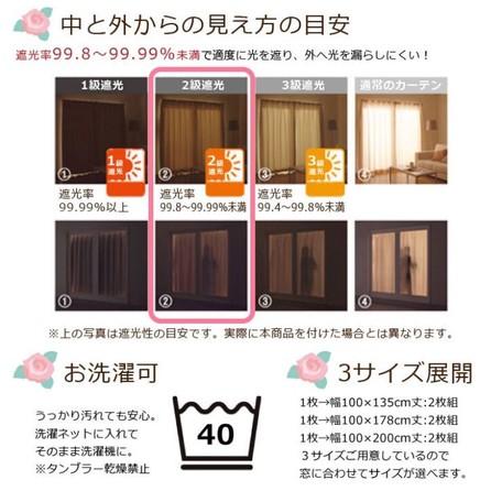 ハローキティ 2級 遮光 遮熱 カーテン 2枚セット サンリオ Sanrio