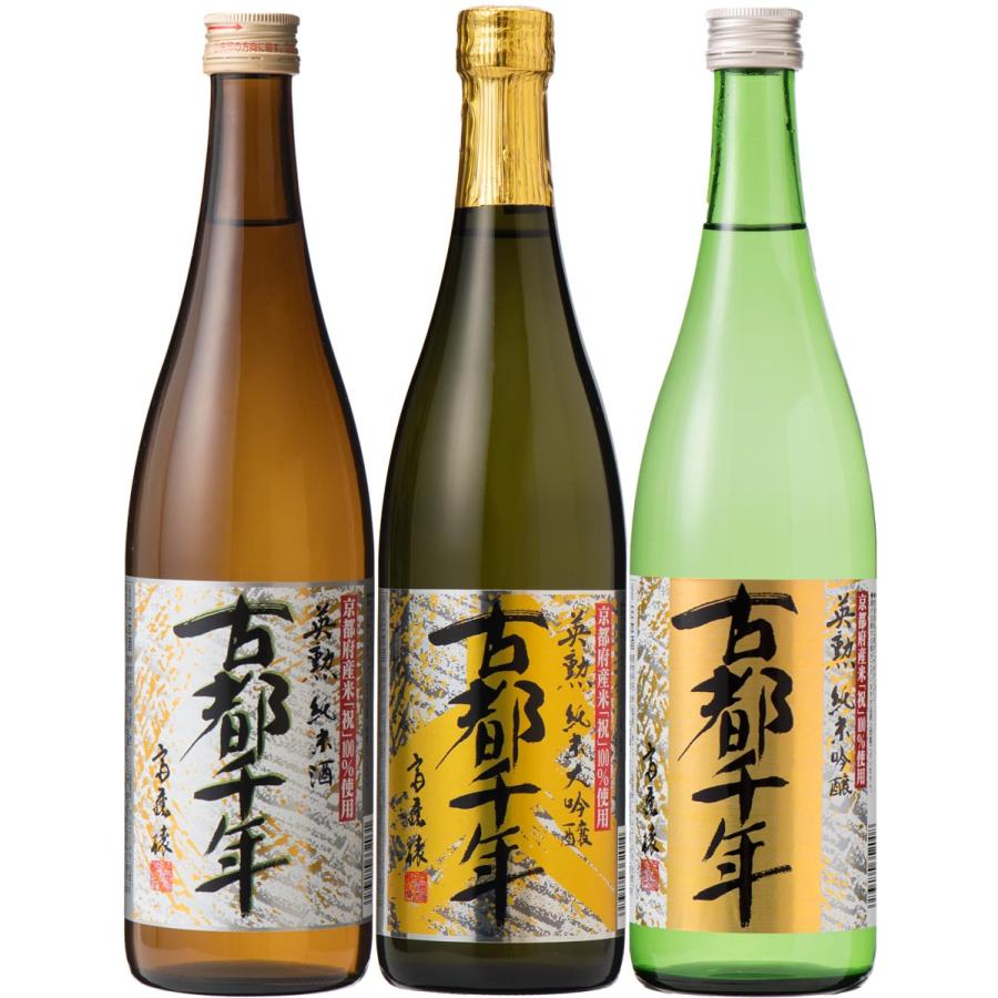 英勲 ギフト 父の日 御中元 古都千年セット 720ml(3種) 京都 伏見 齊藤