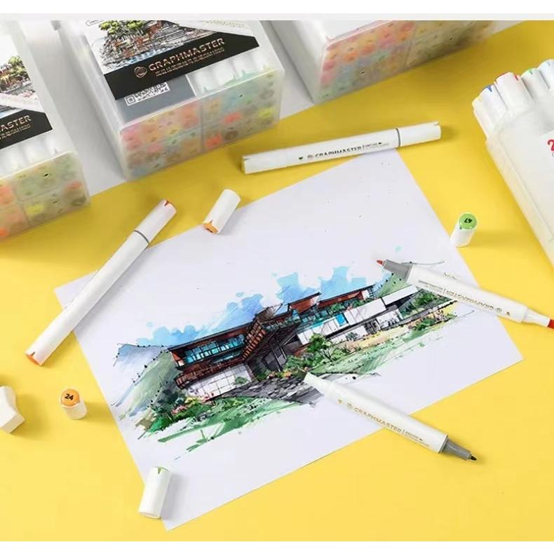 コピックとして使えるマーカーペン コミック用 80色 【収納用マーカー