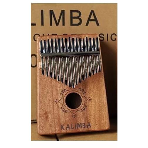 カリンバ Kalimba 17音 特選マホガニー製 親指ピアノ アクセサリー