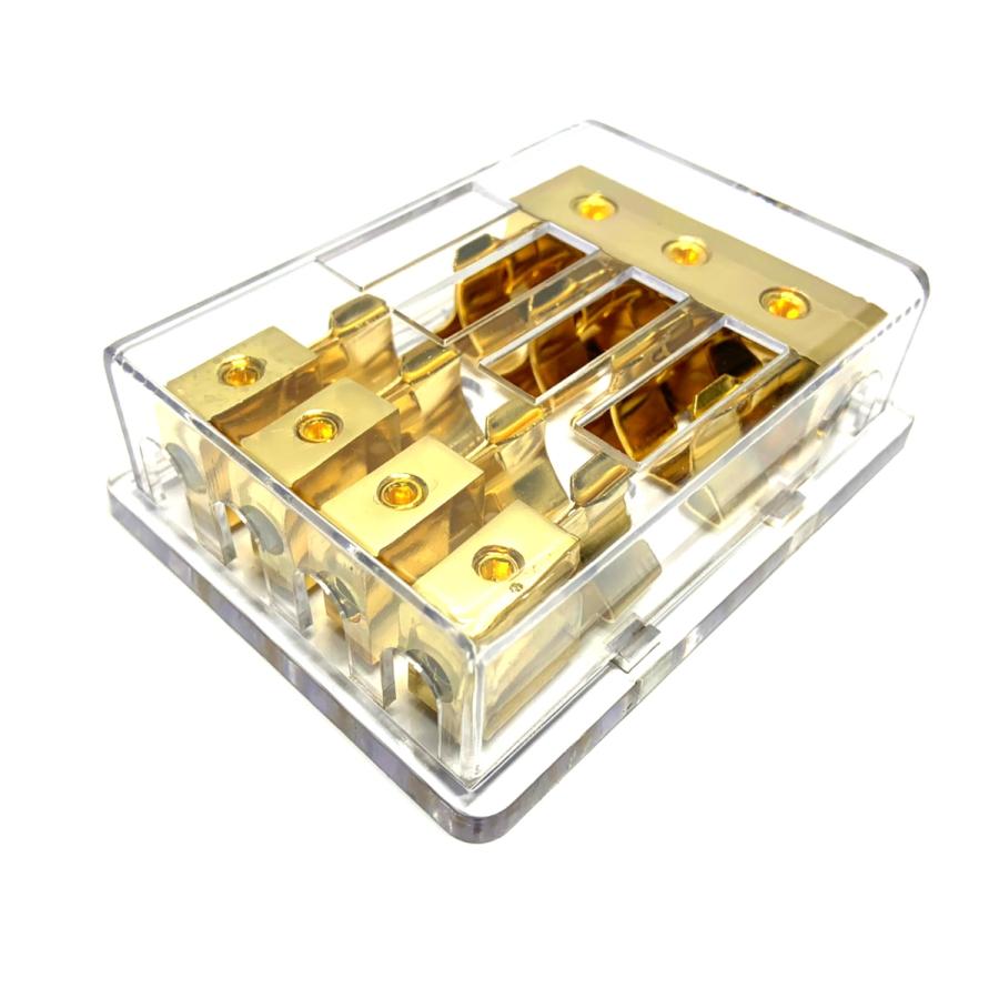 4分岐 金メッキ MAXI ヒューズブロック 4G×3 / 8G×4 : eimie s osaka 