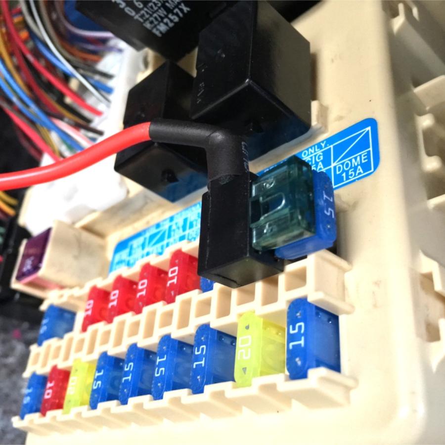 電源取り出し配線 10本セット 背低ヒューズ ヒューズ別売り 電源取り出し配線 10本セット 背低ヒューズ ヒューズ別売り