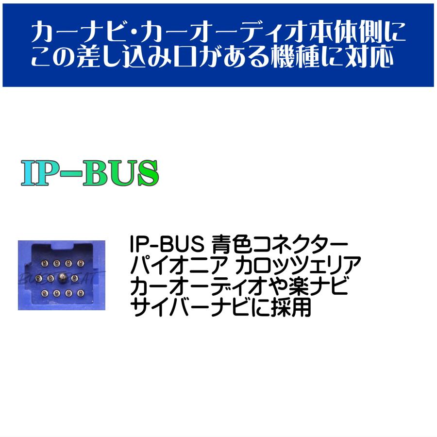 凹凸出品　パイオニア AUXケーブル ロンサムカーボーイ&カロッツェリア用 BUST BEAT パイオニア カロッツェリア 用 IP-Bus AUX コード 変換 RCA