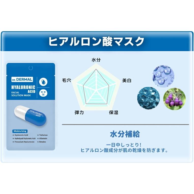 【260枚/10種】ドクターダーマル ソリューション マスク パック まとめ売り facial-solution-mask-1.jpg