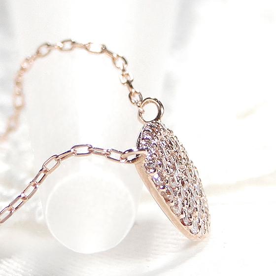 K10 ダイヤモンド パヴェ ネックレス 雫 楽天市場】K10 ダイヤモンドネックレス ダイヤモンド0.03ct