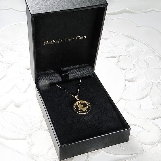 コインネックレス 24金 純金 ユニコーン エリザベス女王 K24 K18 2023