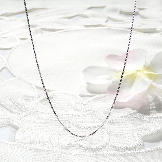 Pt850 35cm 38cm 40cm ベネチアン チェーン ネックレス 0.6mm Pt850 35cm 38cm 40cm ベネチアン チェーン ネックレス 0.6mm
