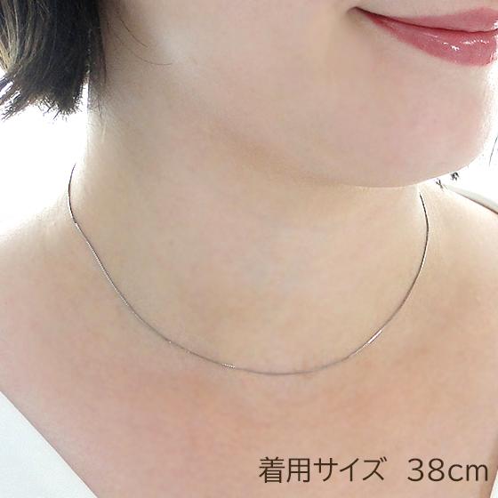 Pt850 35cm 38cm 40cm ベネチアン チェーン ネックレス 0.6mm Pt850 35cm 38cm 40cm ベネチアン チェーン ネックレス 0.6mm