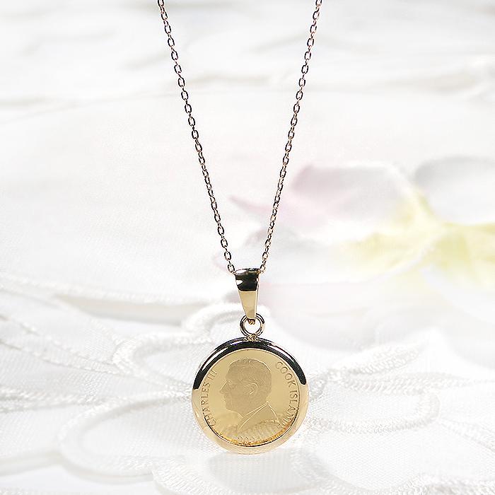 純金 K24 K18 2024 ペガサス コイン ネックレス 1/30oz 保護ガラス付