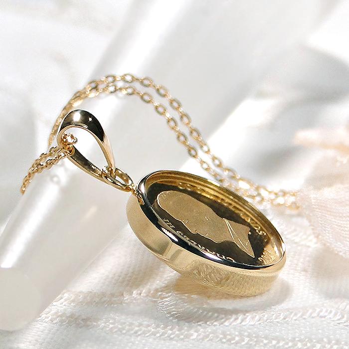 純金 K24 K18 2024 ラヴィアンローズ コインネックレス 1/30oz 送料