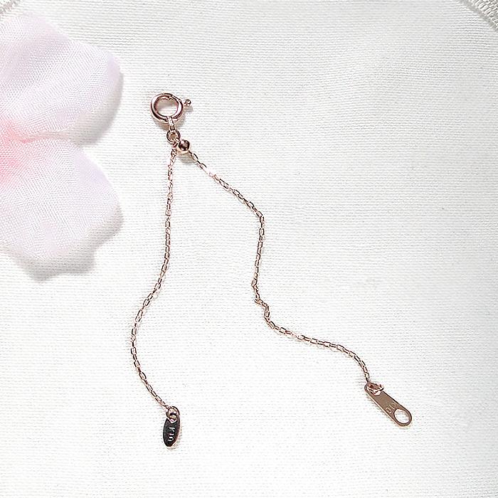 K10 YG PG WG スライド式 アジャスター チェーン 10cm 送料無料