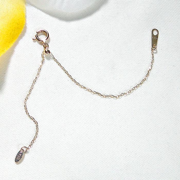 K10 YG PG WG スライド式 アジャスター チェーン 10cm 送料無料