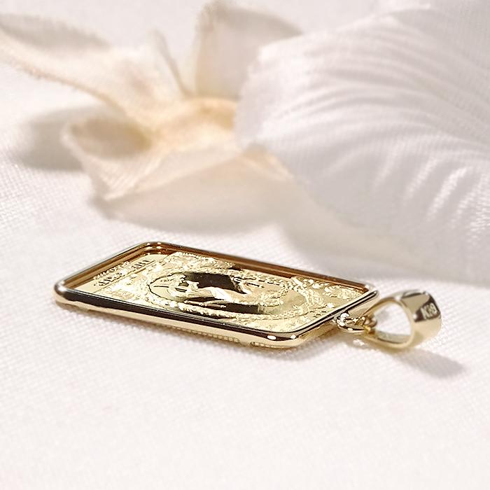 純金 K24 K18 2025 タロットカード 2g コインペンダント Topのみ 送料