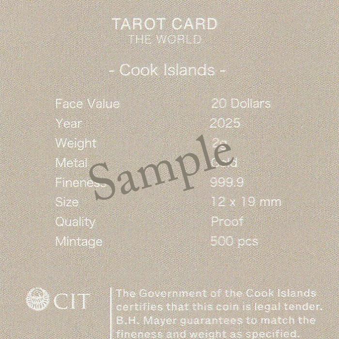 純金 K24 K18 2025 タロットカード 2g コインペンダント Topのみ 送料