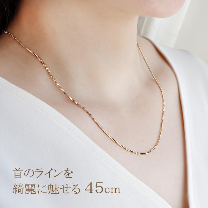 K18YG 1.35mm 中空 喜平 チェーン ネックレス 45cm 50cm 送料無料 K18 18k ゴールド ゴールドチェーン キヘイ 喜平チェーン チェーンのみ チェーンだけ EmN0234の画像