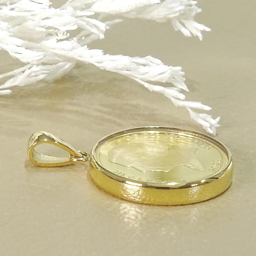 純金 K24 K18 2026 ベニス コインペンダントトップ 1/20oz 保護ガラス