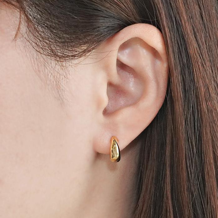 K18YG地金ピアス新品未使用品 K18YG 地金 フープ ピアス 送料無料 18金 K18 イエローゴールド 人気