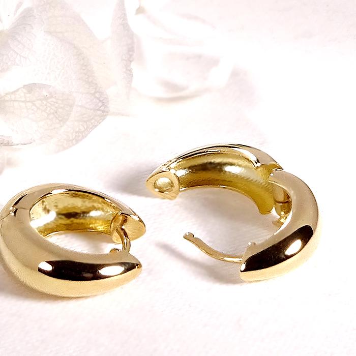 K18YG 地金 フープ ピアス 送料無料 18金 K18 イエローゴールド 人気