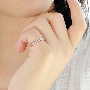 K18PG ピンキー ダイヤモンド フルエタニティ リング 0.3ct 刻印無料 