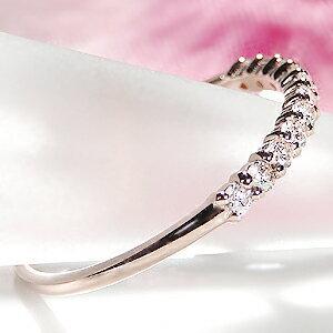 K18 PG ダイヤモンド0.2ctハーフエタニティ リング 楽天市場】K18PG ダイヤモンド ハーフエタニティリング 0.2ct ピンク