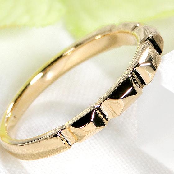 K18 YG PG Pt950 地金 デザイン リング 送料無料 ゴールド 18金 18K