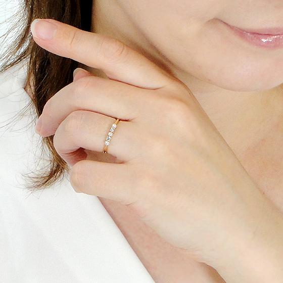 K18 YG 0.10ct アコヤ パール ダイヤモンド リング 送料無料 イエローゴールド ゴールド ダイヤ あこや アコヤ真珠 真珠 18k 18金 人気 上品 指輪 EmR0138の画像