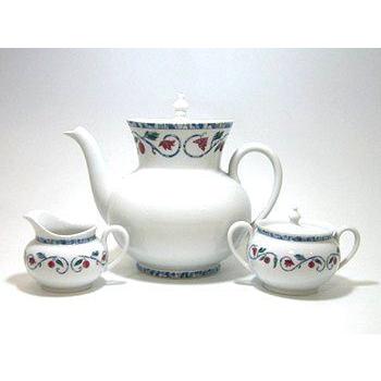 アビランド・フルーツモザイク ポット(L)・シュガー・クリーマー