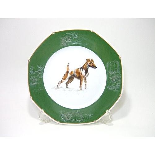 エルメス シャスグリーン 21ｃｍプレート フォックステリアスムース Her 輸入洋食器店アイン 通販 Yahoo ショッピング