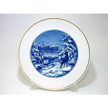 マイセン 記念プレート 1952 鹿と対岸の城 Www Energytribune Com