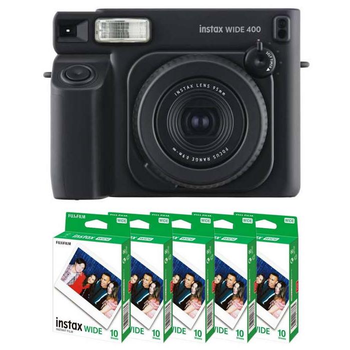 FUJIFILM 富士フイルム instax WIDE 400 ジェットブラック チェキ 